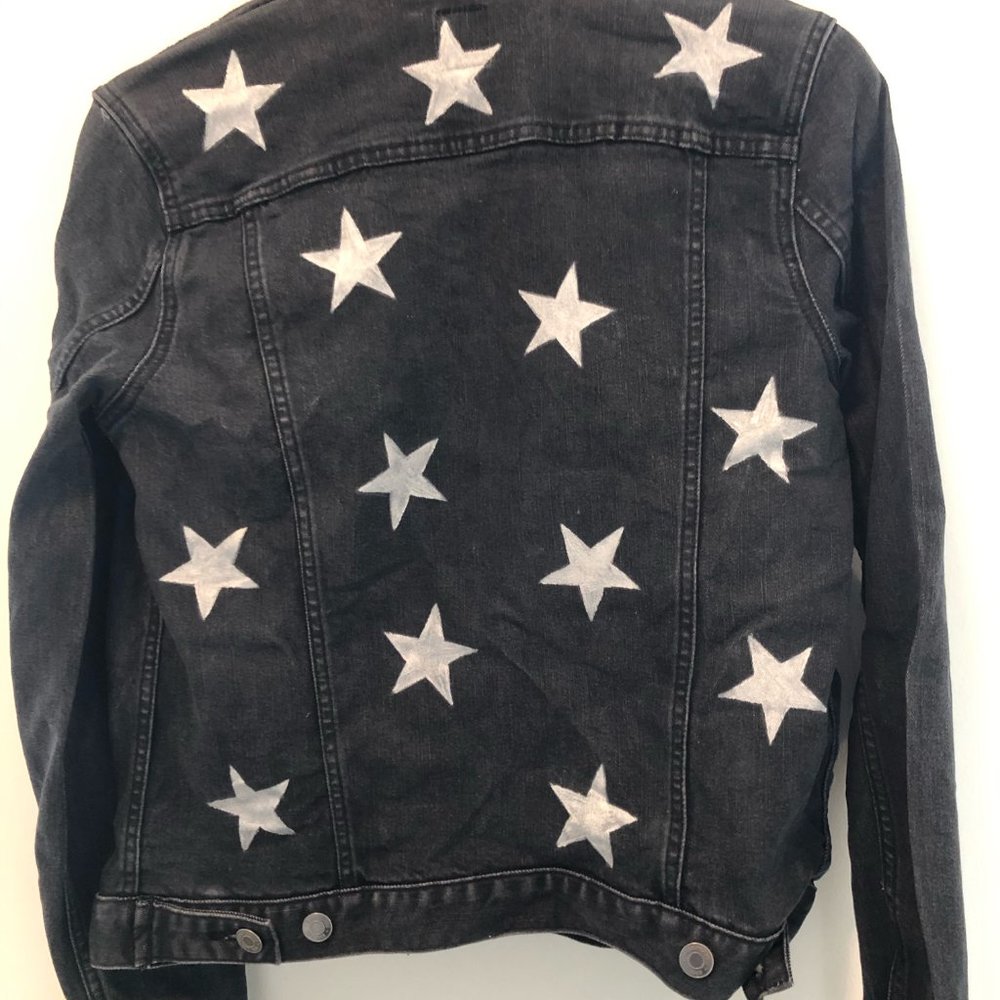 Unique denim jacket - Picture 2 of 6